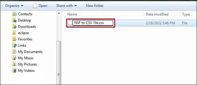 Rename your backup file