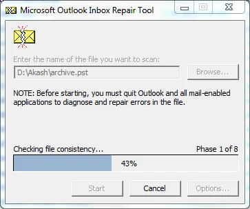 Wait until the scan process gets completed