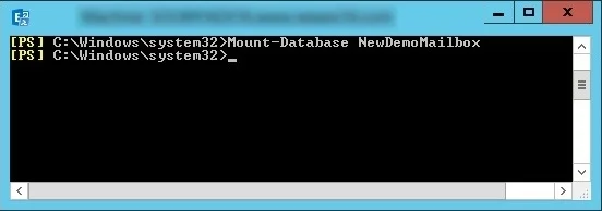 Mount the database