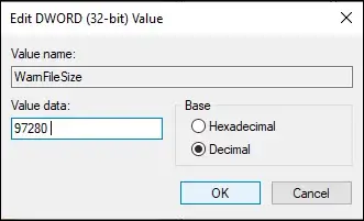 WarnFileSize