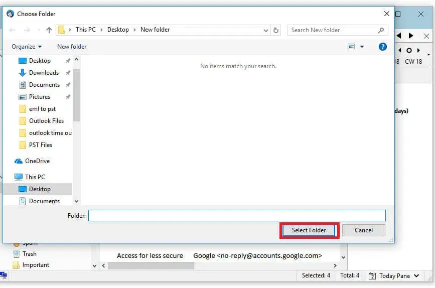 Select Folder
