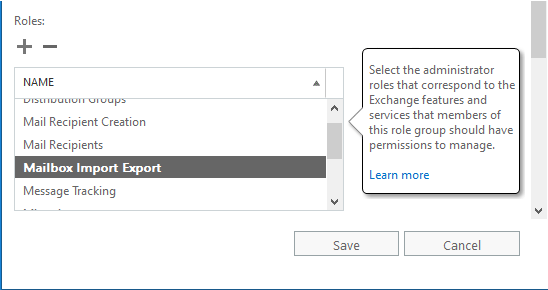 Open Exchange Admin Center