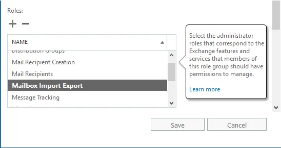 Open Exchange Admin Center
