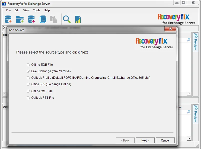 Launch the software