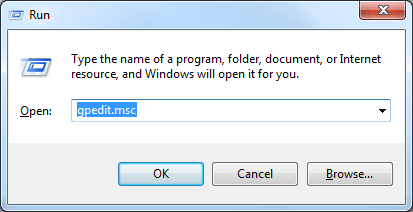 For this, run gpedit.msc in Run dialogue box