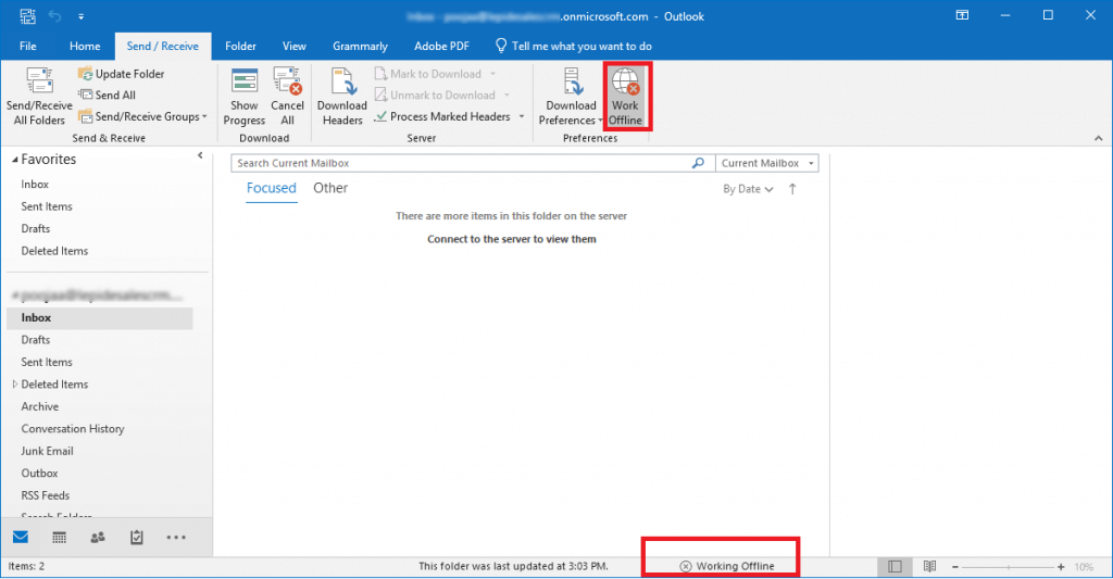 outlook 2016 attachment size limit nothing in outbox