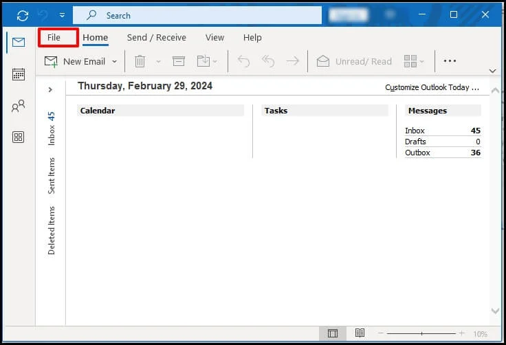Open Outlook