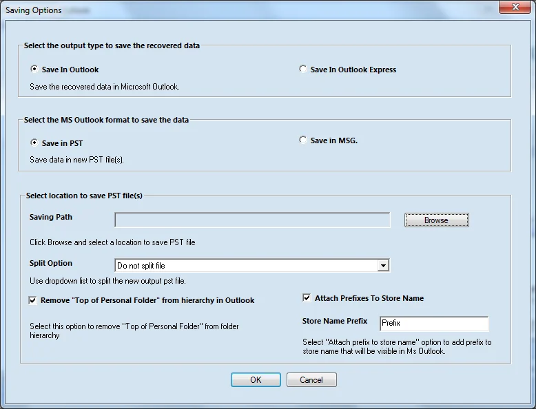 Select the file location to Save