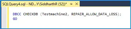 Run CHECKDB
