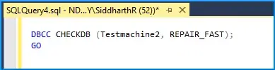 DBCC CHECKDB with REPAIR_FAST