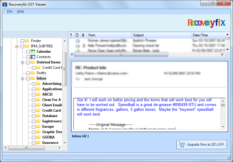 click on the folders that you would like to view