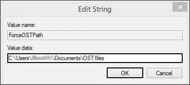mention the value type and value path