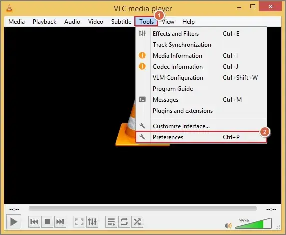 Go to the Tools Preferences tab