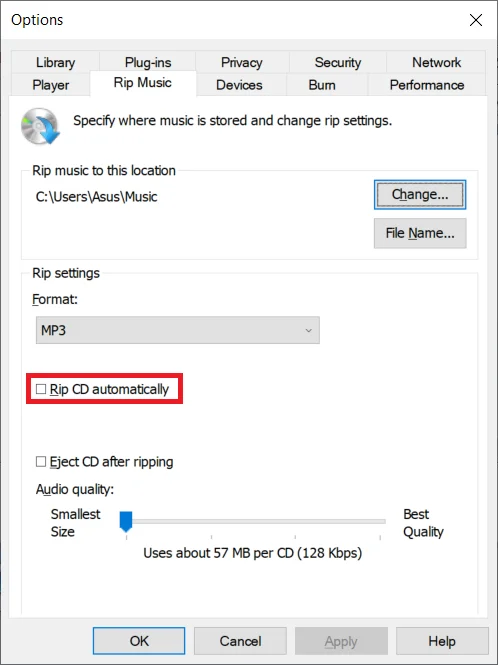 option copy protect music