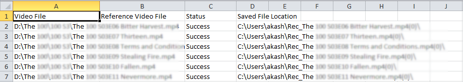 Double-click to launch the CSV file