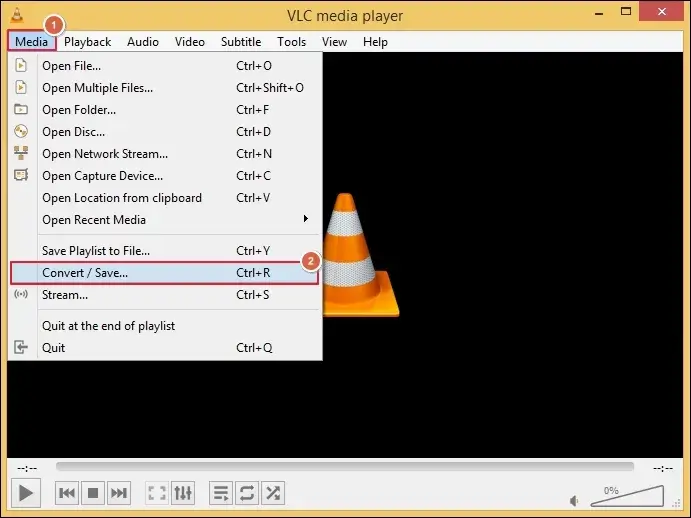 Go to the Convert and Save option