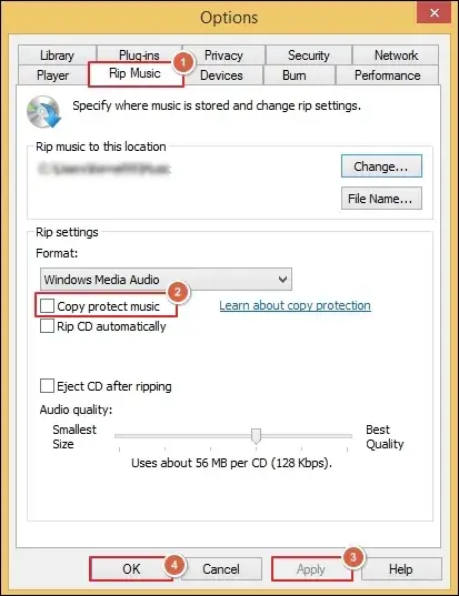 Press Apply to update the changes and then click OK