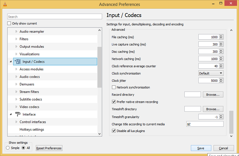 increase the file caching