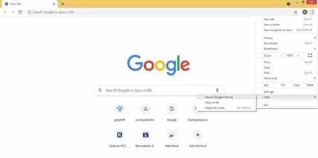 Open the Google Chrome