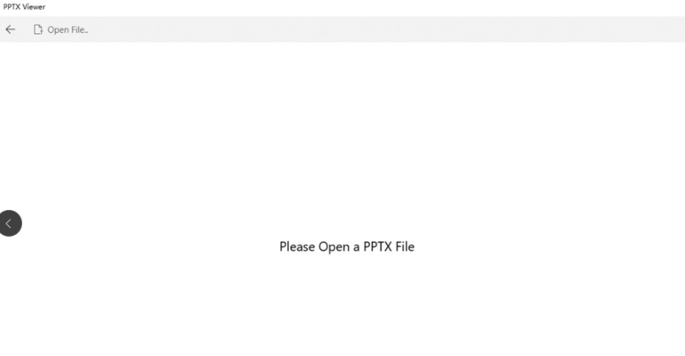 launch the PPT file within the Viewer