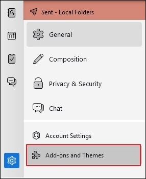 Add-on in Thunderbird