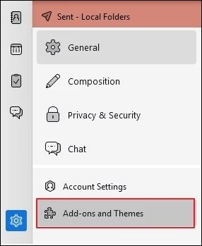 Add-on in Thunderbird