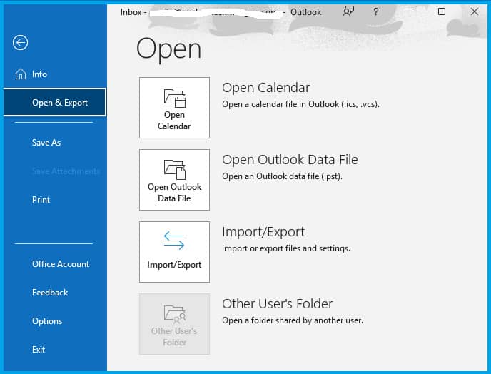 click import/export