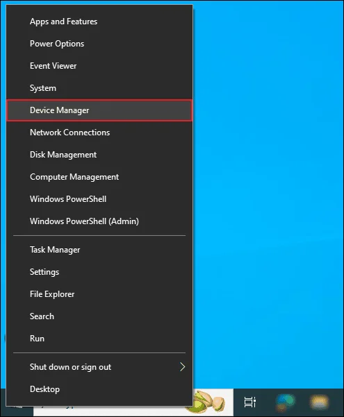 select Device Manager