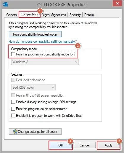 Apply changes and click OK