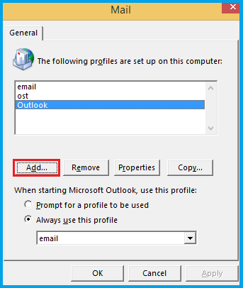 add button