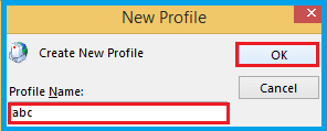 click on the OK