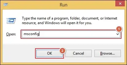 click OK to access System Configuration