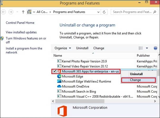 Choose Microsoft 365 Apps