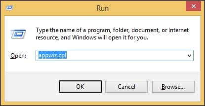 In the Run window
