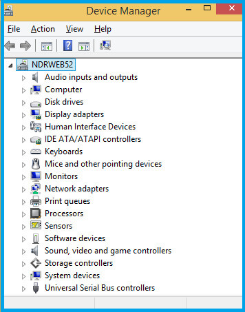 double-click on the Display adapters
