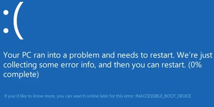 common error in Windows 10 systems
