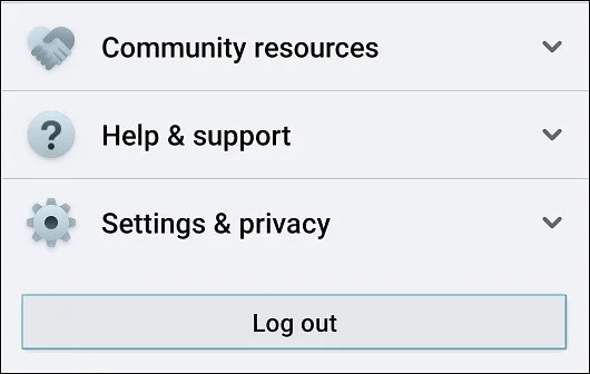 Find Log out
