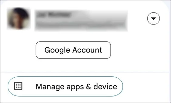 Manage apps & device