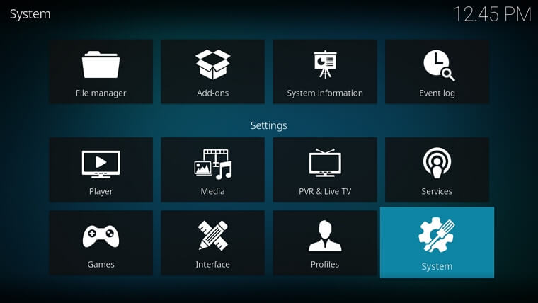 clicking the setting Icon
