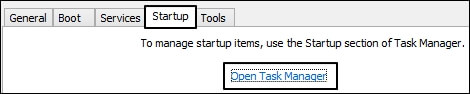 click on Open Task Manager
