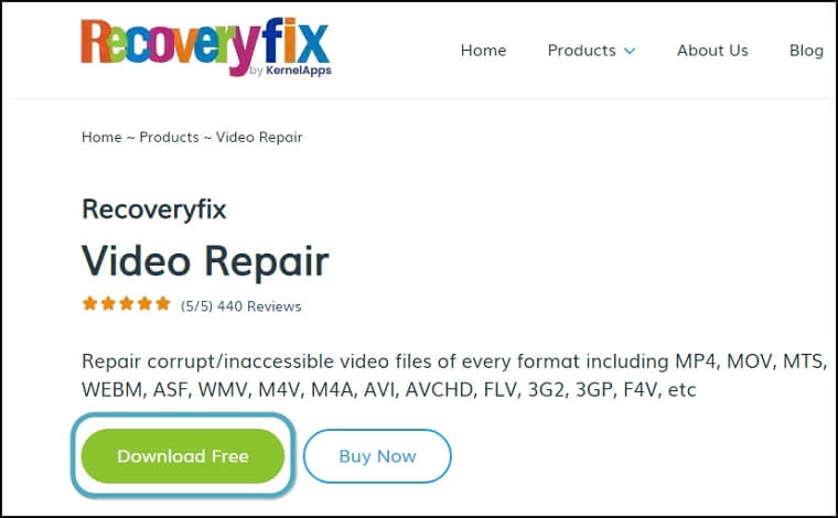 video repair tool