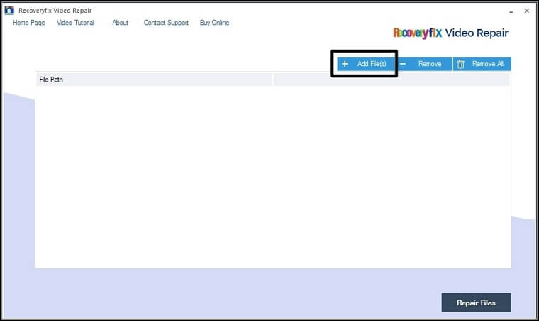 Click on Add File