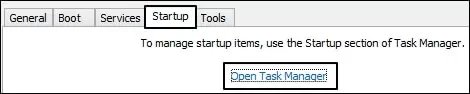 Click on the Open Task Manager
