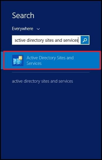 Active Directory Sites and Services