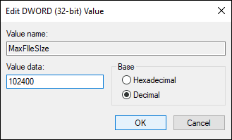 MaxFileSize