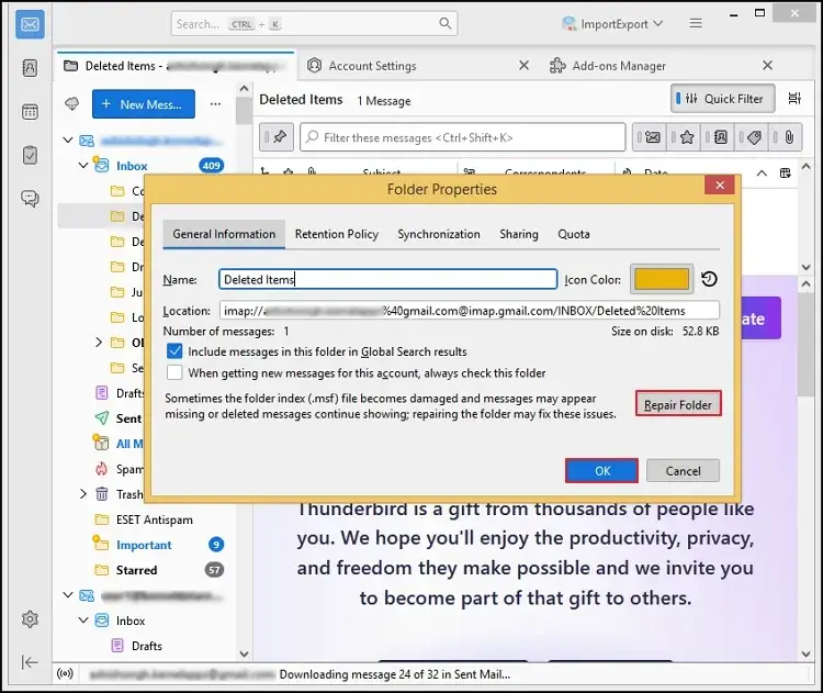 Repair Folder
