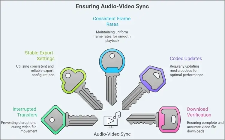 Ensuring audio video sync