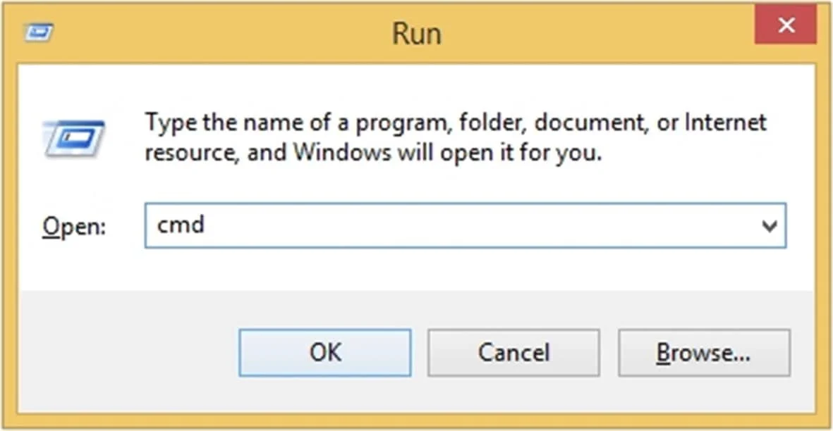 run cmd command