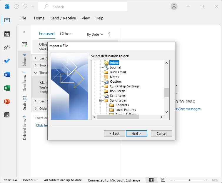 FLYTTE MAIL FRA WINDOWS LIVE 2012 TIL OUTLOOK 2016 visual data 6