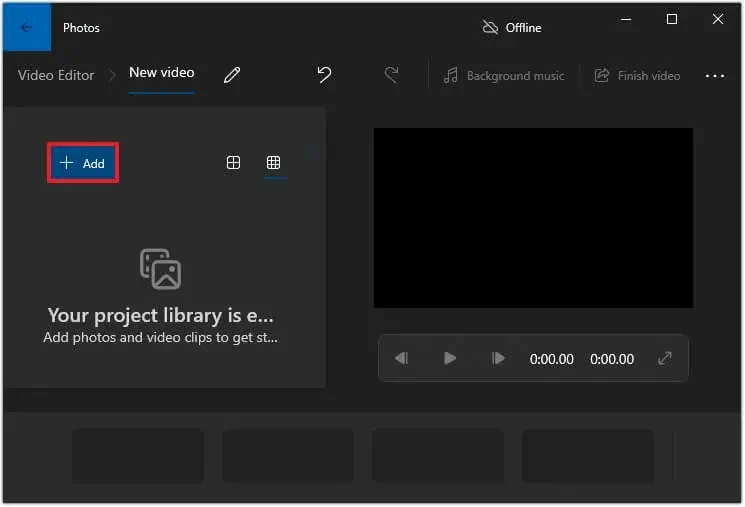 Tap on Add to select the required video and proceed further